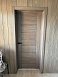 Дубовая дверь современного стиля Хай-Тек №4 грис - 12